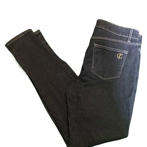 CJ by Cookie Johnson "Joy" Denim Leggings – Dark Wash – Made in USA 29 - Picture 3 of 5